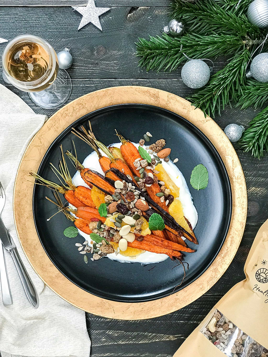 Recette de carottes grillées et yaourt